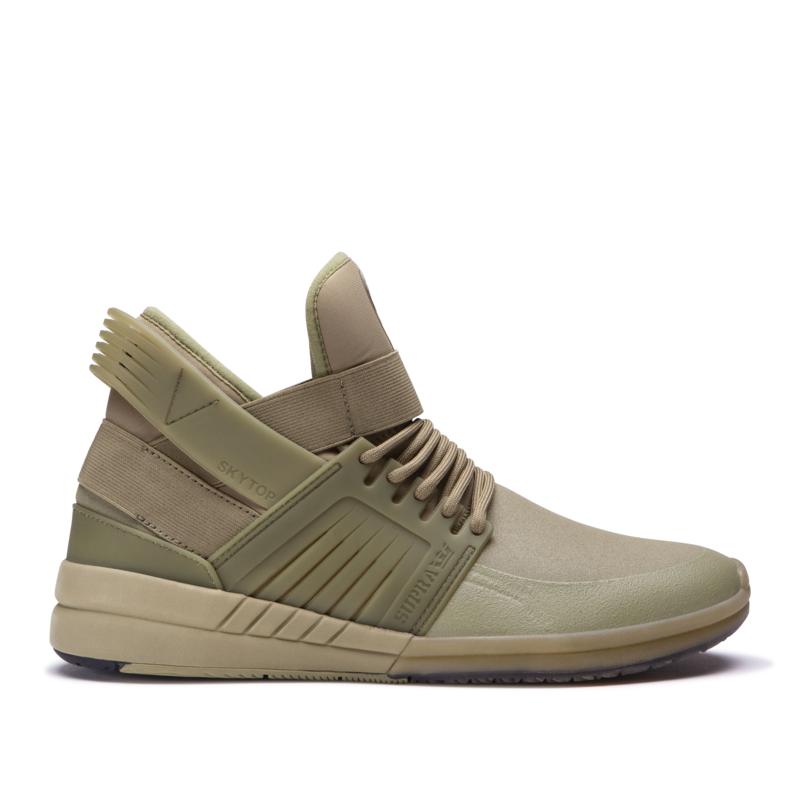 Supra SKYTOP V Sneaker High Herren Olivgrün Kaufen DOYWS6908